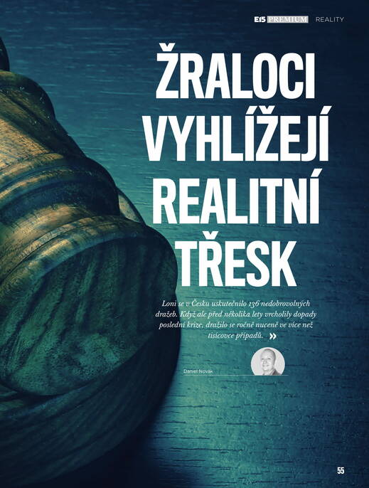 Žraloci vyhlížejí realitní třesk